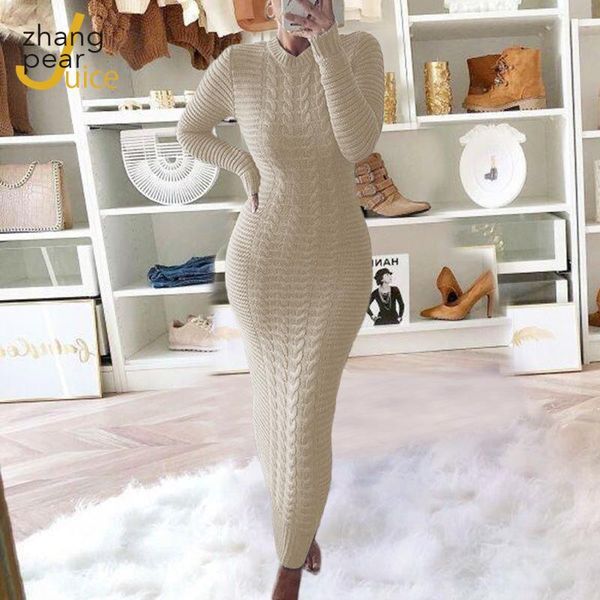 casual dresses sweater dress women's jumper female clothing ribbed slim o neck knitted pullover solid vestidos, Black;gray
casual dresses sweater dress women's jumper female clothing ribbed slim o neck knitted pullover solid vestidos, Black;gray