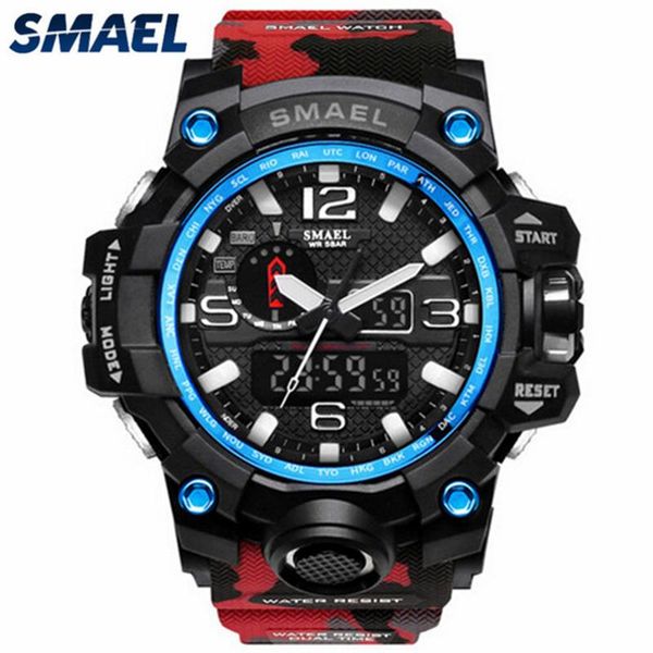 wristwatches smael brand casual digital quartz watches mens camouflage strap calendar backlight waterproof sports watch relogio masculin, Slivery;brown
wristwatches smael brand casual digital quartz watches mens camouflage strap calendar backlight waterproof sports watch relogio masculin, Slivery;brown