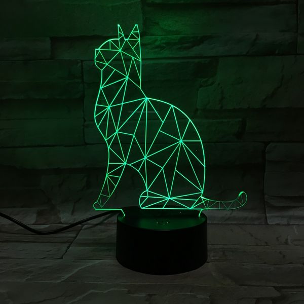 3d led illusion night light nightlight bedside cat desk lamp atmosphere decoration kids child holiday birthday gift bluetooth base 
3d led illusion night light nightlight bedside cat desk lamp atmosphere decoration kids child holiday birthday gift bluetooth base