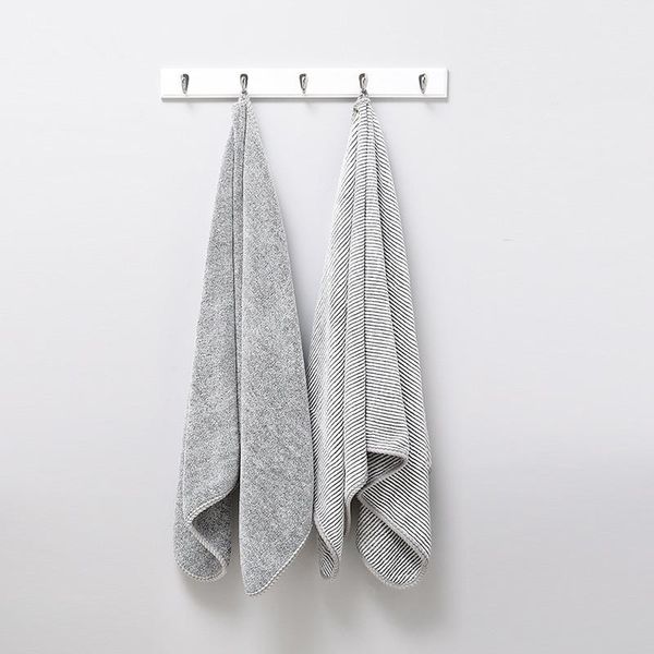 towel 70x140cm bathroom antibacterial bamboo charcoal fiber soft absorbent grey striped bath
towel 70x140cm bathroom antibacterial bamboo charcoal fiber soft absorbent grey striped bath