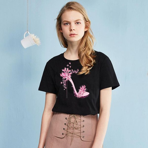women's t-shirt tee letter harajuku woman print customizable s-3xl size female crop top, White
women's t-shirt tee letter harajuku woman print customizable s-3xl size female crop top, White