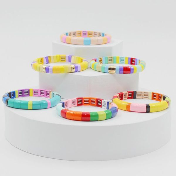 charm bracelets trendy and fashionable net red enamel macaron color women's bracelet preservation jewelry diy paint elastic bangle, Golden;silver
charm bracelets trendy and fashionable net red enamel macaron color women's bracelet preservation jewelry diy paint elastic bangle, Golden;silver