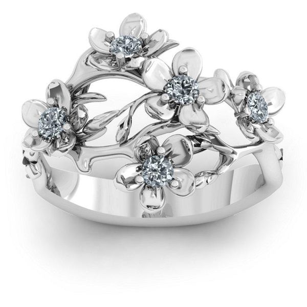wedding rings simple female white zircon stone ring charm silver color engagement vintage crystal flower big for women, Slivery;golden
wedding rings simple female white zircon stone ring charm silver color engagement vintage crystal flower big for women, Slivery;golden