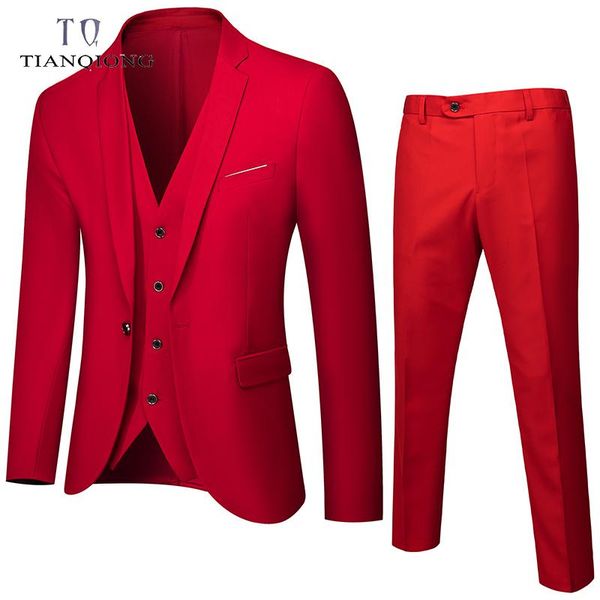 men's suits & blazers tian qiong men 2021 fahion wedding suit 3 pieces (jacket+pants+vest) mens slim fit blazer multi-color, White;black
men's suits & blazers tian qiong men 2021 fahion wedding suit 3 pieces (jacket+pants+vest) mens slim fit blazer multi-color, White;black