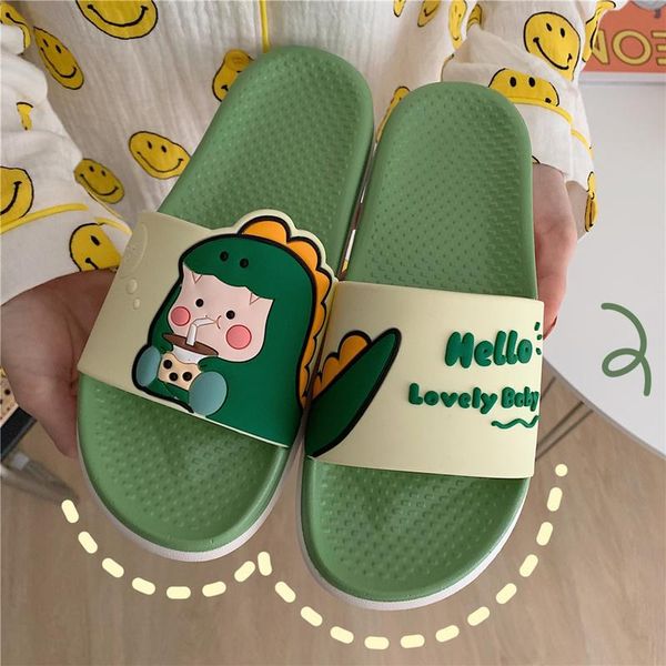 slippers female summer fashion wear non-slip thick bottom home with cute cartoon women, Black
slippers female summer fashion wear non-slip thick bottom home with cute cartoon women, Black