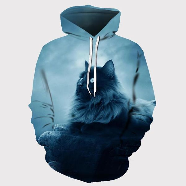 men's hoodies & sweatshirts cloudstyle funny animal 3d men longsleeve cat pizza print fashion pullover harajuku streetwear, Black
men's hoodies & sweatshirts cloudstyle funny animal 3d men longsleeve cat pizza print fashion pullover harajuku streetwear, Black