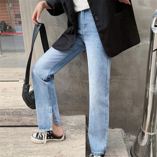 women's jeans blue loose denim split pants plus size solid high waist all match streetwear woman casual wide leg office lady
women's jeans blue loose denim split pants plus size solid high waist all match streetwear woman casual wide leg office lady