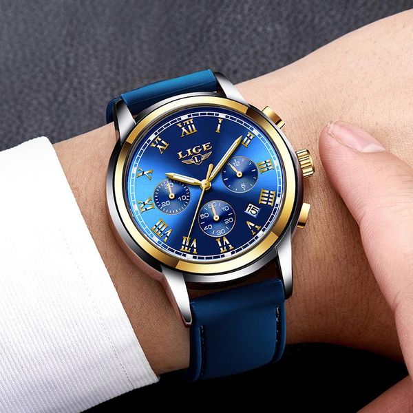 wristwatches 2021 men watches lige silicone strap sport waterproof quartz clock army military wrist watch relogio masculino, Slivery;brown
wristwatches 2021 men watches lige silicone strap sport waterproof quartz clock army military wrist watch relogio masculino, Slivery;brown