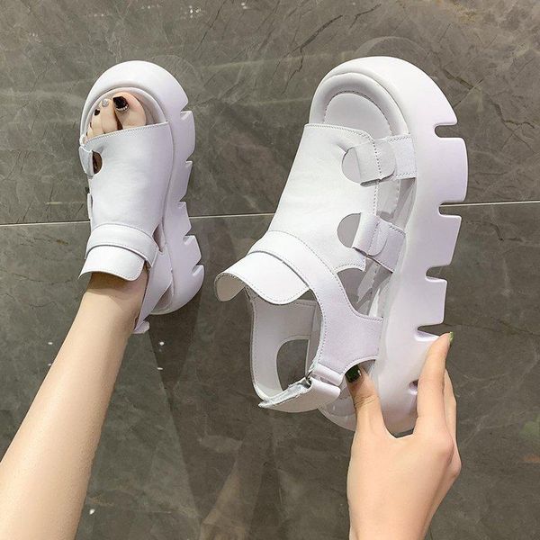 sandals 2021 summer ins leather thick-soled female fashion fish mouth beach shoes trifle open-toed dad women, Black
sandals 2021 summer ins leather thick-soled female fashion fish mouth beach shoes trifle open-toed dad women, Black