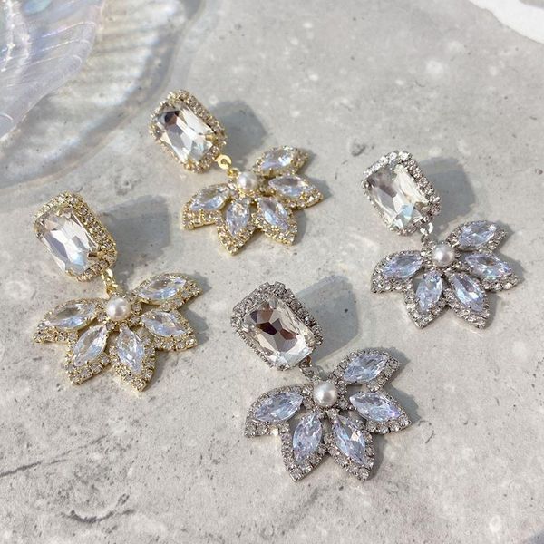 dangle & chandelier mengjiqiao korean luxury rhinestone leaves drop earrings for women girls elegant sqaure crystal brincos party jewelry gi, Silver
dangle & chandelier mengjiqiao korean luxury rhinestone leaves drop earrings for women girls elegant sqaure crystal brincos party jewelry gi, Silver