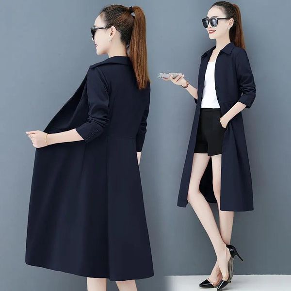 women's trench coats brand fashion 2021 women casual long coat chic female windbreaker, Tan;black
women's trench coats brand fashion 2021 women casual long coat chic female windbreaker, Tan;black