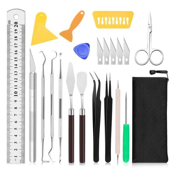 jewelry pouches, bags 22pcs craft weeding tools set,precision vinyl tool kit for silhouettes,lettering,cutting,splicing, Pink;blue
jewelry pouches, bags 22pcs craft weeding tools set,precision vinyl tool kit for silhouettes,lettering,cutting,splicing, Pink;blue