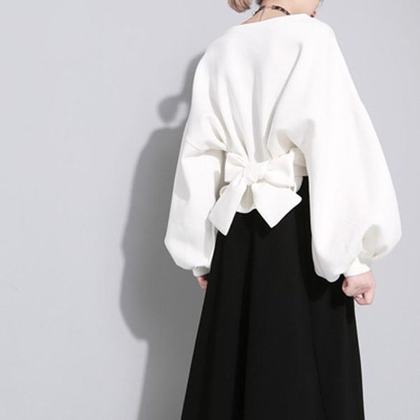 bow tie lantern sleeve hoodies women sweatshirt harajuku streetwear oversized hoodie plus size hooded sweat femme spring fall women's &, Black
bow tie lantern sleeve hoodies women sweatshirt harajuku streetwear oversized hoodie plus size hooded sweat femme spring fall women's &, Black