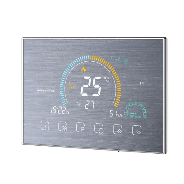 smart home control 95-240v programmable thermostat 6 periods touchscreen lcd with backlight electric heating thermoregulator humidity displa
smart home control 95-240v programmable thermostat 6 periods touchscreen lcd with backlight electric heating thermoregulator humidity displa