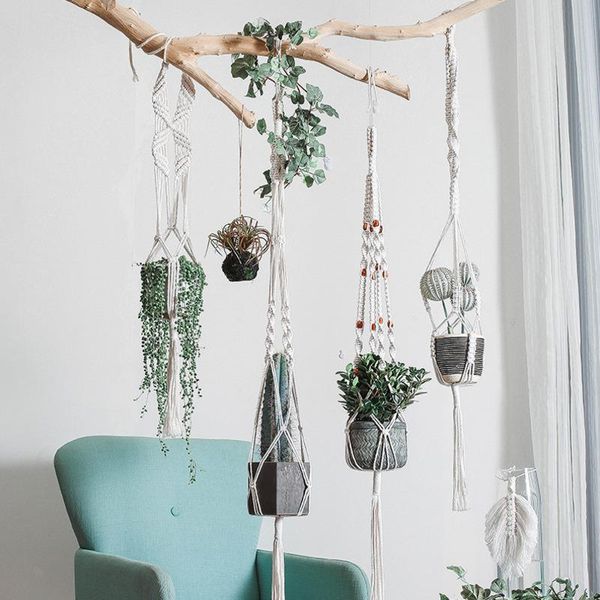 tapestries hand woven hanging basket gardening balcony flowerpot plant net bag rope handicraft wall decor without potted and plants
tapestries hand woven hanging basket gardening balcony flowerpot plant net bag rope handicraft wall decor without potted and plants