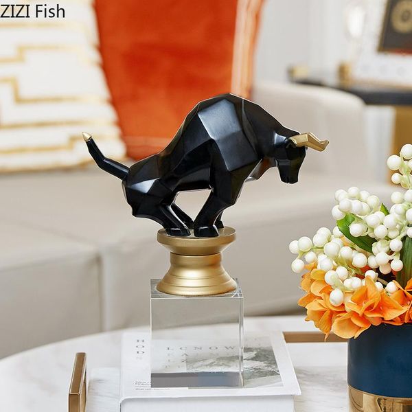 decorative objects & figurines creative resin animal sculpture crystal base black cow decoration bookcase living room crafts home modern
decorative objects & figurines creative resin animal sculpture crystal base black cow decoration bookcase living room crafts home modern
