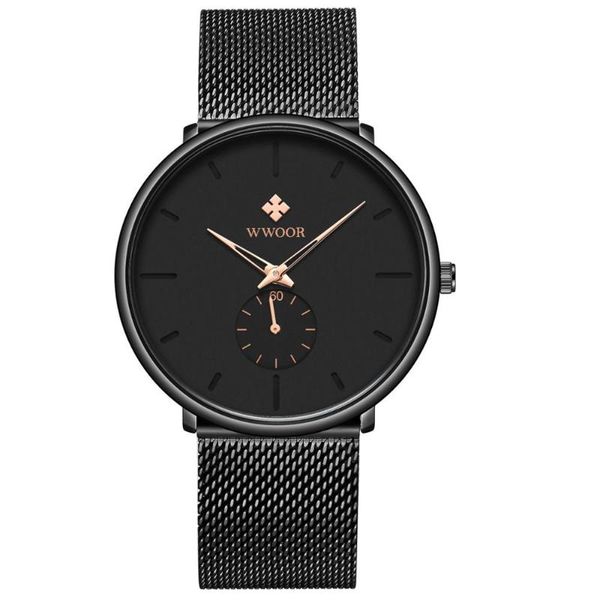 wristwatches wwoor 8855 casual sport men quartz watch stainless steel mesh waterproof ultra-thin dial mens, Slivery;brown
wristwatches wwoor 8855 casual sport men quartz watch stainless steel mesh waterproof ultra-thin dial mens, Slivery;brown