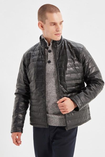 men's jackets trendyol male regular fit upright collar zipper pockets refill leather coats tmnaw22mo0440, Black;brown
men's jackets trendyol male regular fit upright collar zipper pockets refill leather coats tmnaw22mo0440, Black;brown