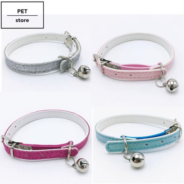 cat collars & leads puppy pu shining adjustable necklace collar with bells for small baby dogs leather 1.0cm width
cat collars & leads puppy pu shining adjustable necklace collar with bells for small baby dogs leather 1.0cm width