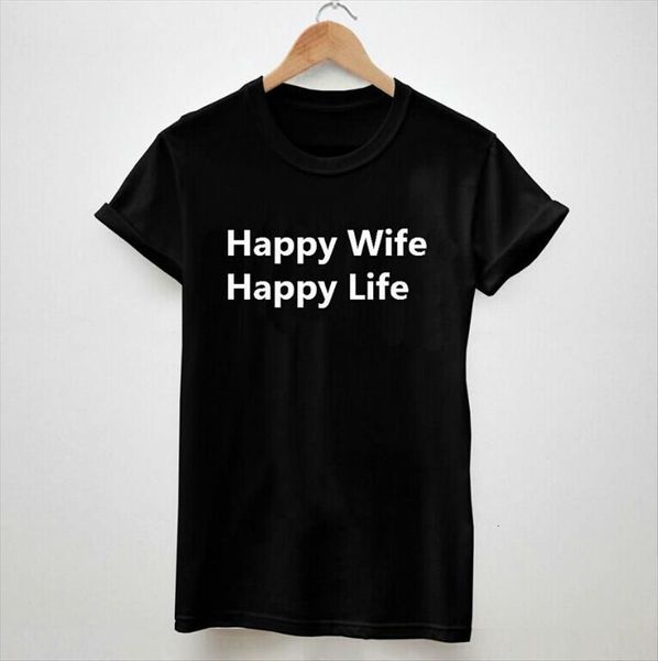 happy wife life letters print women t shirts men cotton casual white tees big size s xxxl drop ship tz155
happy wife life letters print women t shirts men cotton casual white tees big size s xxxl drop ship tz155