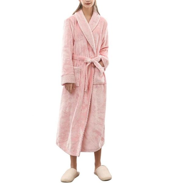 women's sleepwear 60%women men winter soft solid color thick warm long bath robe home gown, Black;red
women's sleepwear 60%women men winter soft solid color thick warm long bath robe home gown, Black;red