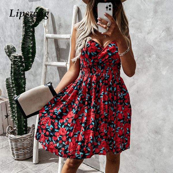 deep v neck sling party dress women floral print office ladies mini dress fashion summer backless elastic waist beach dresshigh quality, Black;gray
deep v neck sling party dress women floral print office ladies mini dress fashion summer backless elastic waist beach dresshigh quality, Black;gray