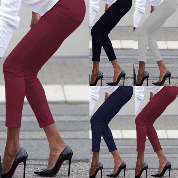 women's pants & capris 2021 plus size with pockets trousers fall stretch pencil for women slim leggings female, Black;white
women's pants & capris 2021 plus size with pockets trousers fall stretch pencil for women slim leggings female, Black;white