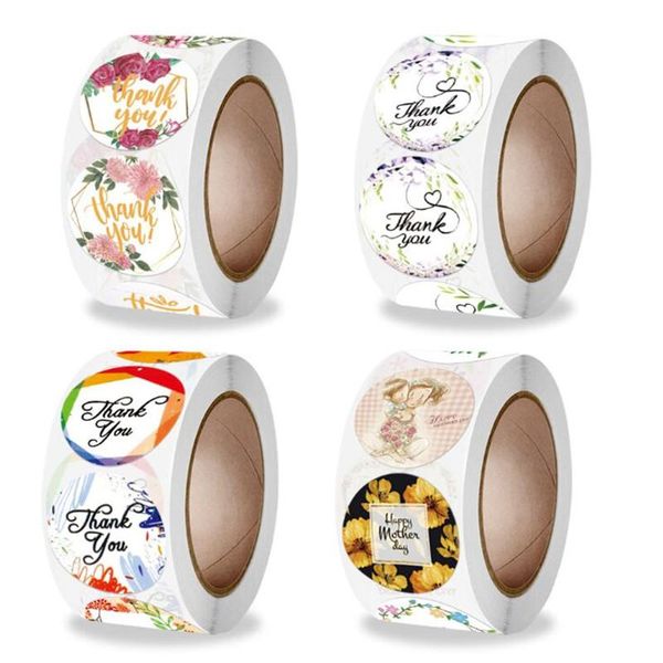 gift wrap 500pcs 2.5cm round seal thank you flower sticker floral design mother's day label craft decoration
gift wrap 500pcs 2.5cm round seal thank you flower sticker floral design mother's day label craft decoration