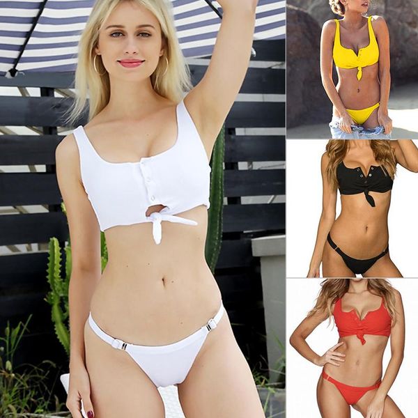 bow bikini solid low waist suspender women's swimsuit two piece suit brazilian beach one-piece suits
bow bikini solid low waist suspender women's swimsuit two piece suit brazilian beach one-piece suits