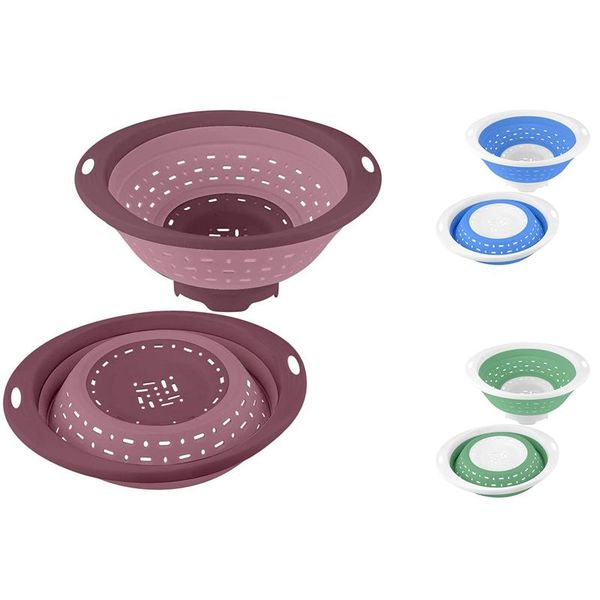 storage baskets 2 pcs collapsible colander and strainer, 5 quart(1.25 gal) dishwasher-safe silicone foldable strainer
storage baskets 2 pcs collapsible colander and strainer, 5 quart(1.25 gal) dishwasher-safe silicone foldable strainer