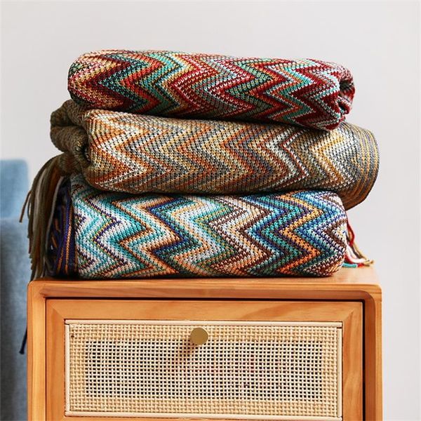blankets 100% acrylic hand knitted striped tassel blanket bed sofa home decor summer bohemian soft for beds
blankets 100% acrylic hand knitted striped tassel blanket bed sofa home decor summer bohemian soft for beds