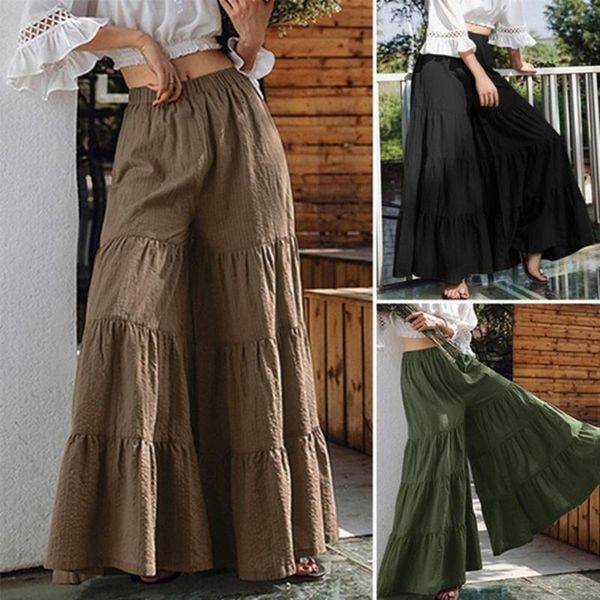 women's pants & capris 2021 vintage wide leg trousers skirt ankle-length sliced craft women layered for outdoor plus size, Black;white
women's pants & capris 2021 vintage wide leg trousers skirt ankle-length sliced craft women layered for outdoor plus size, Black;white