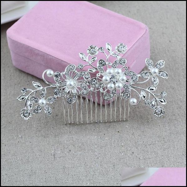 hair clips & barrettes jewelry charm flower slide clip floral headpiece rhinestone pearl wedding comb crystal bridal hairpin drop delivery 2, Golden;silver
hair clips & barrettes jewelry charm flower slide clip floral headpiece rhinestone pearl wedding comb crystal bridal hairpin drop delivery 2, Golden;silver
