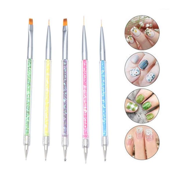 5pcs/set nail art brush double-ended dotting pen liner point drill drawing tool set home salon tool1, Yellow
5pcs/set nail art brush double-ended dotting pen liner point drill drawing tool set home salon tool1, Yellow