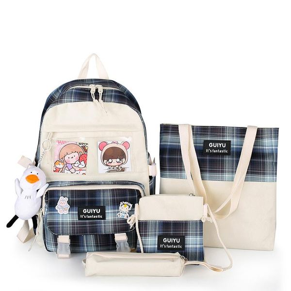 school bags 4-piece set teenager girls backpack canvas casual classical women fashion shoulder
school bags 4-piece set teenager girls backpack canvas casual classical women fashion shoulder