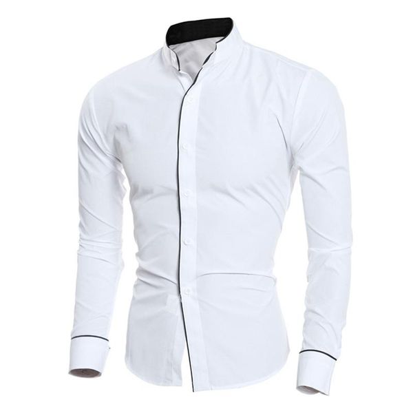 men's casual shirts suit bottoming shirt personality solid color youth long-sleeve, White;black
men's casual shirts suit bottoming shirt personality solid color youth long-sleeve, White;black