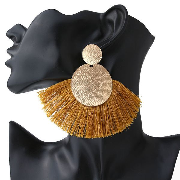 tassel earrings for women fashion statement za 2019 boho big gold pompom drop fringed femme earrings pendientes jewelry, Silver
tassel earrings for women fashion statement za 2019 boho big gold pompom drop fringed femme earrings pendientes jewelry, Silver