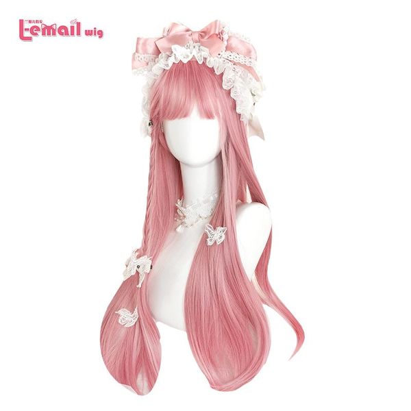 synthetic wigs l-email wig long pink lolita straight woman hair cute cosplay harajuku japanese halloween heat resistant, Black
synthetic wigs l-email wig long pink lolita straight woman hair cute cosplay harajuku japanese halloween heat resistant, Black