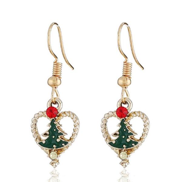 christmas fashion earrings creative rhinestone eve for women tree heart stud gift, Golden;silver
christmas fashion earrings creative rhinestone eve for women tree heart stud gift, Golden;silver