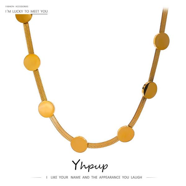 chains yhpup 2021 stainless steel round chain neckalce 18 k pvd plated jewelry statement collar necklace summer gift, Silver
chains yhpup 2021 stainless steel round chain neckalce 18 k pvd plated jewelry statement collar necklace summer gift, Silver