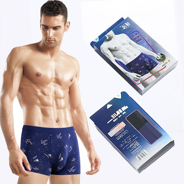 a of 2-piece super modal men's underwear box printing full flower breathable 3d version without side seam, Black;white
a of 2-piece super modal men's underwear box printing full flower breathable 3d version without side seam, Black;white