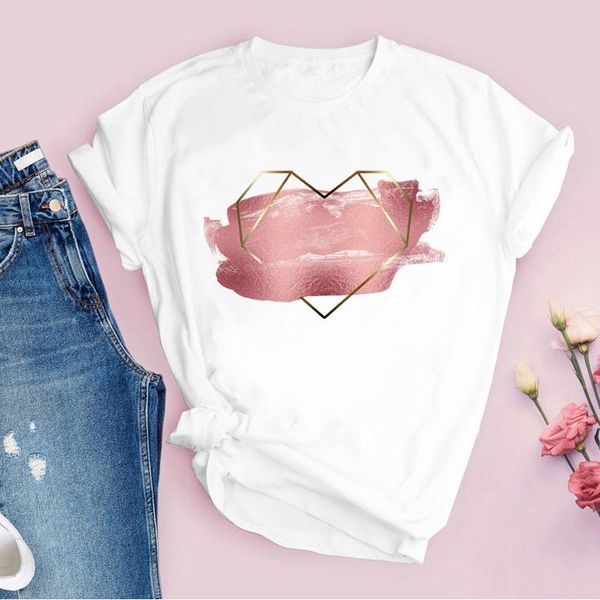 women's t-shirt women lady tees cute cartoons heart printed casual fashion 90s clothes female t shirt simple tee kawaii womens, White
women's t-shirt women lady tees cute cartoons heart printed casual fashion 90s clothes female t shirt simple tee kawaii womens, White