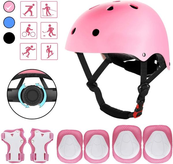 cycling helmets 3~10years kids helmet pad knee elbow pads wrist guard sport bike skateboard protective gear set adjustable safety with strap
cycling helmets 3~10years kids helmet pad knee elbow pads wrist guard sport bike skateboard protective gear set adjustable safety with strap