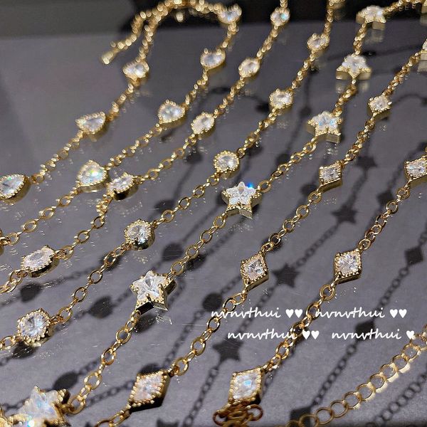 strands strings bright star necklace plated 18k gold sparkle diamond love neck chain galaxy pouring spinel zircon, Black
strands strings bright star necklace plated 18k gold sparkle diamond love neck chain galaxy pouring spinel zircon, Black