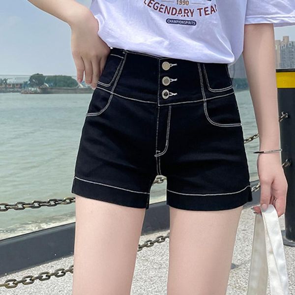 women's jeans stretch skinny 2021 high-waist denim shorts with waist summer clothing, Blue
women's jeans stretch skinny 2021 high-waist denim shorts with waist summer clothing, Blue