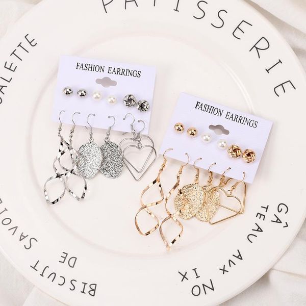 stud 12 pairs/set women's earrings spiral for women bohemian fashion jewelry 2021 geometric crystal heart ear studs, Golden;silver
stud 12 pairs/set women's earrings spiral for women bohemian fashion jewelry 2021 geometric crystal heart ear studs, Golden;silver
