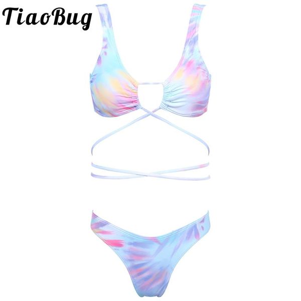 woman two piece swimsuits 2021 tie dye padded lace up high waist thong bikini triangle set swimwear bathing suit for women one-piece su
woman two piece swimsuits 2021 tie dye padded lace up high waist thong bikini triangle set swimwear bathing suit for women one-piece su