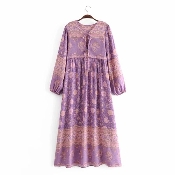 spring za bohemian purple vneck dress floral printed tassel beach boho ruffles high waist single breasted maxi dresses 210521, Black;gray
spring za bohemian purple vneck dress floral printed tassel beach boho ruffles high waist single breasted maxi dresses 210521, Black;gray