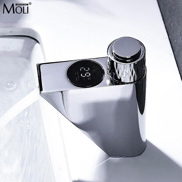 intelligence temperature digital display faucet bathroom solid brass chrome basin tap cold& water power faucets mlg09 sink
intelligence temperature digital display faucet bathroom solid brass chrome basin tap cold& water power faucets mlg09 sink