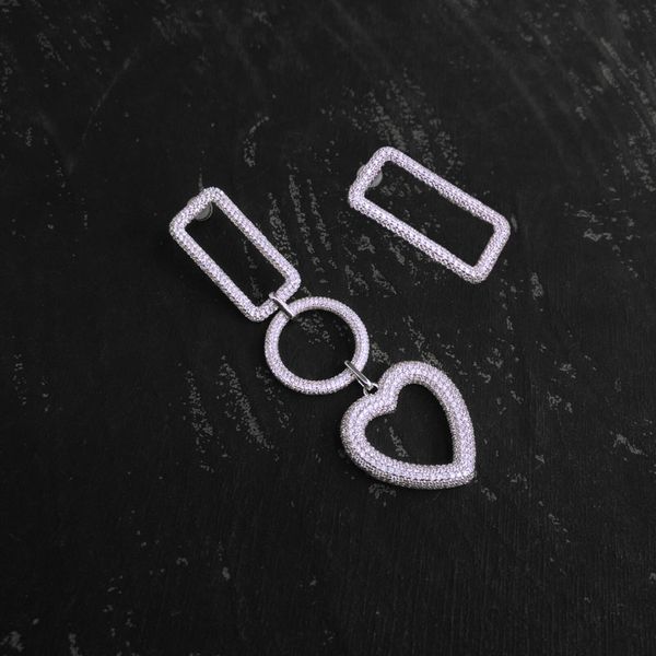 s925 sterling silver single geometric circle heart rectangular dangle earring personality fashion luxury jewelry monaco earrings presents bi
s925 sterling silver single geometric circle heart rectangular dangle earring personality fashion luxury jewelry monaco earrings presents bi